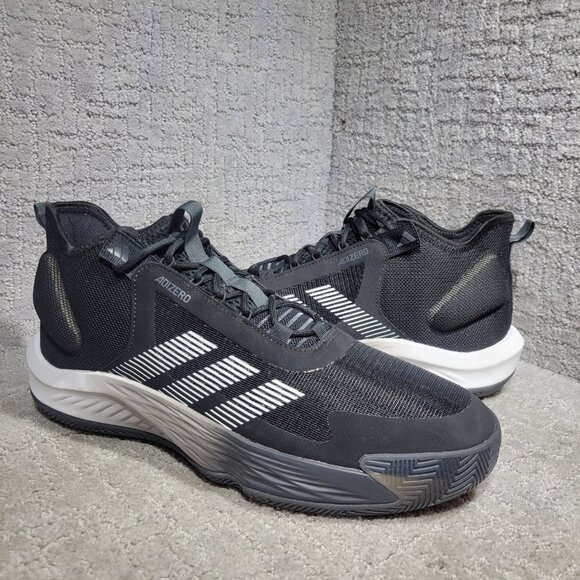 Adidas Adizero Select Team Men's Size 14 US Black/White Basketball Shoes IG5576 - Picture 1 of 9
